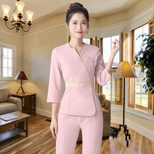 Fashion Spa Beautician Uniform New Design Women Beauty Uniform Factory OEM Salon Spa Medic Uniforms