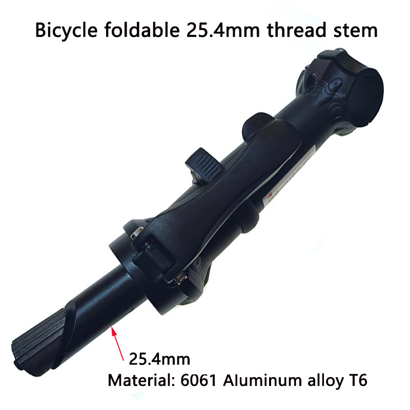 Handlebar Stem  Folding Car Standpipe Front Fork Head Pipe 25.4  Bicycle Head Stem