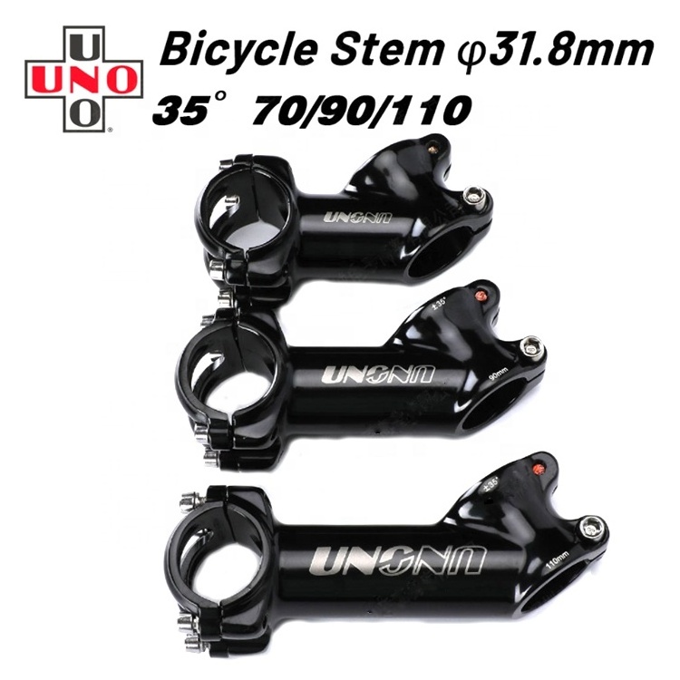 Authentic Cycling Accessories  Uno 35 Degrees 31.8mm Aluminum Alloy Mountain Bike Mtb Short Bicycle Stem