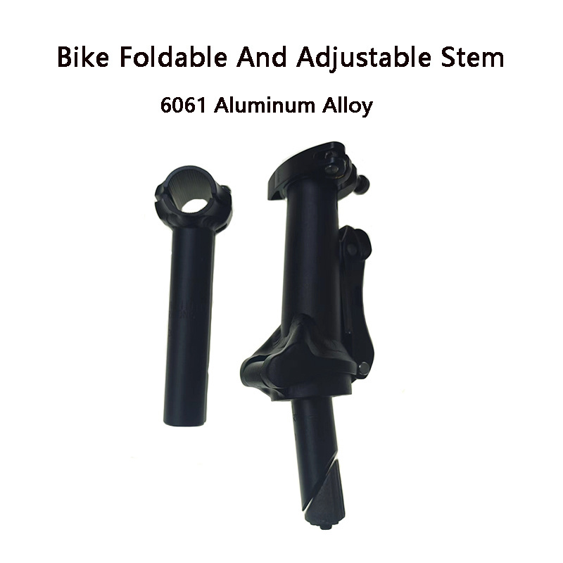 Wholesale High Quality Bicycle Parts 25.4mm Fold Bike Stem Mountain Bike Length Adjustable Stem