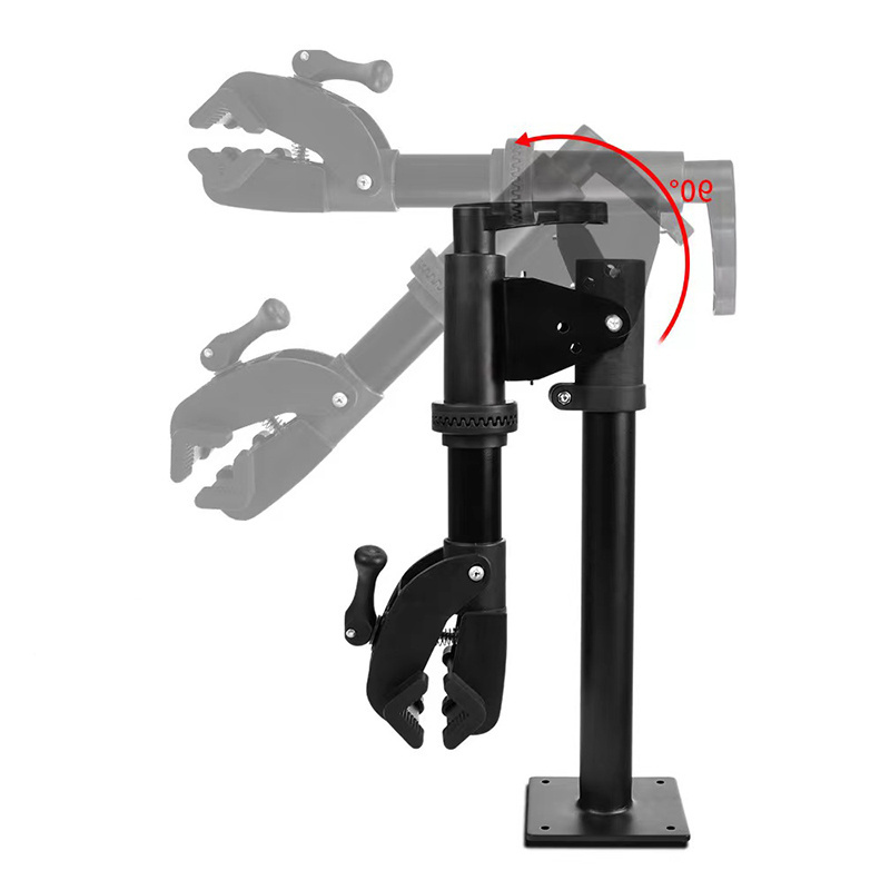 Bicycle Repair Rack Bike Repair Stand Adjustable Bicycle Coated Steel Display Floor Rack