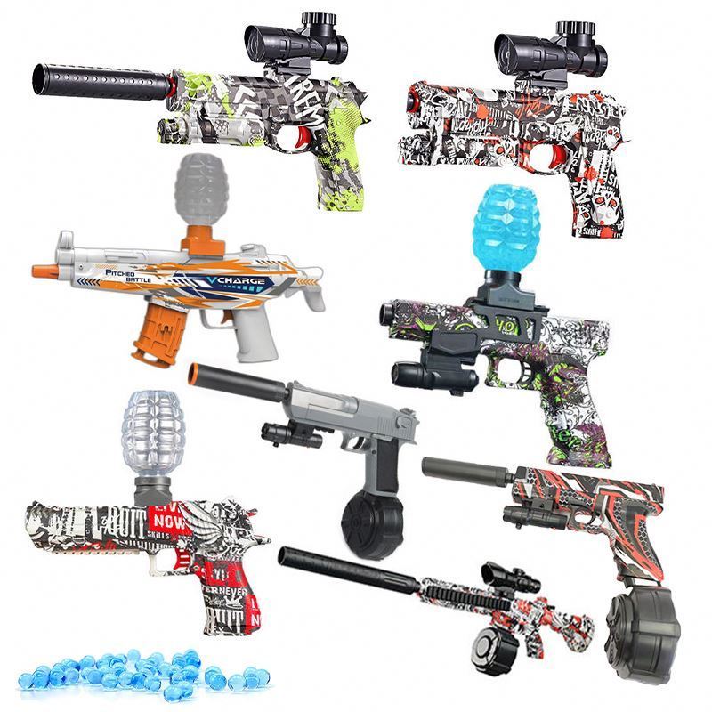 Flavour Water UZI Jel Gel Ball Blaster Toy Gun Pistol Ammo Orbi Splatter Foam Fascia Gel Gun Blaster for Kids