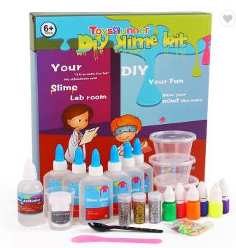 Glow In The Glowing Dark Sticky Diy Make Your Own Glue Activator Slime Making Kit Sale Fun Slime Kit Set