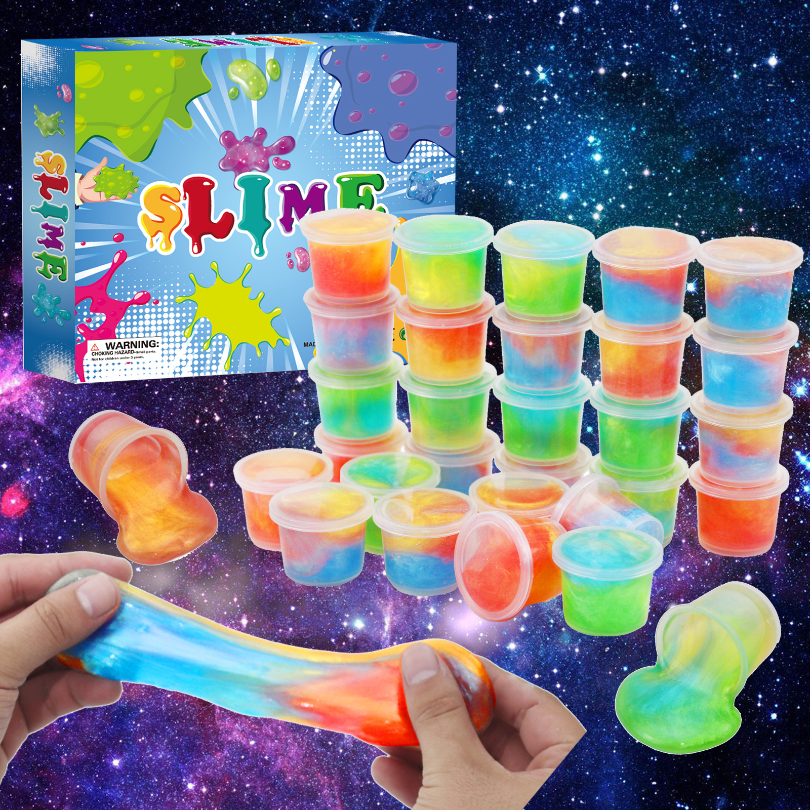 hot colorful slime lab ocean fruit accessoires toys kit kids playdough tools crystal slime set