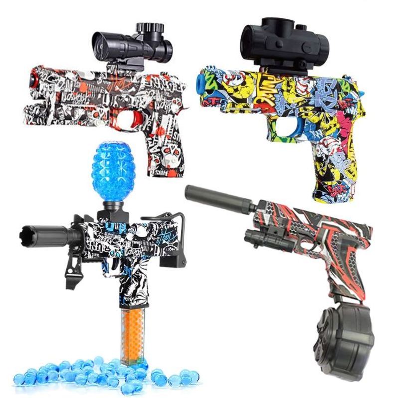 Flavour Water UZI Jel Gel Ball Blaster Toy Gun Pistol Ammo Orbi Splatter Foam Fascia Gel Gun Blaster for Kids