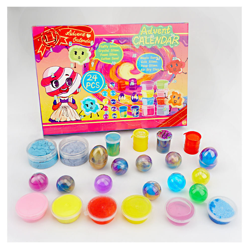 TOYSRUNNER Kid Crystal Toy Clay Slime Kit Set Diy Butter Cloud Unicorn Magnetic Bulk Slime