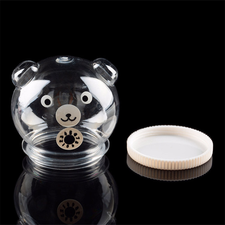 2019 education scented wholesale slime accessories round bear container slime container