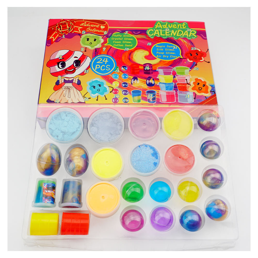 TOYSRUNNER Kid Crystal Toy Clay Slime Kit Set Diy Butter Cloud Unicorn Magnetic Bulk Slime