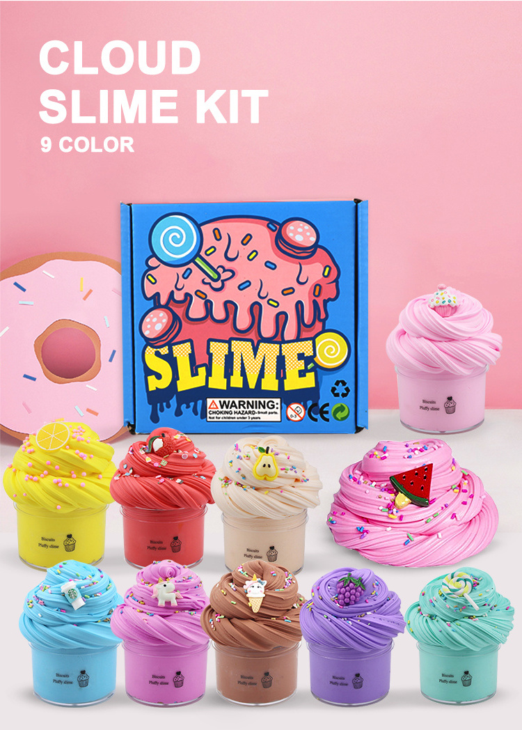 Hot Sale Crazy Colorful Super Cool Galaxy Putty Japan Korea Slime Unicorn Slime BestSuppliers