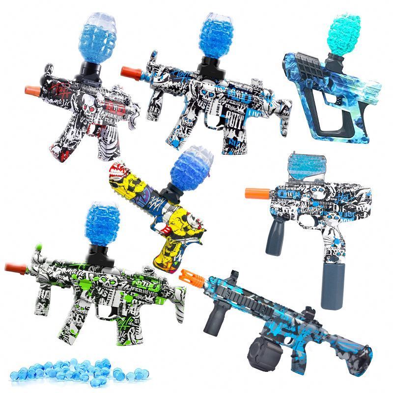 Flavour Water UZI Jel Gel Ball Blaster Toy Gun Pistol Ammo Orbi Splatter Foam Fascia Gel Gun Blaster for Kids