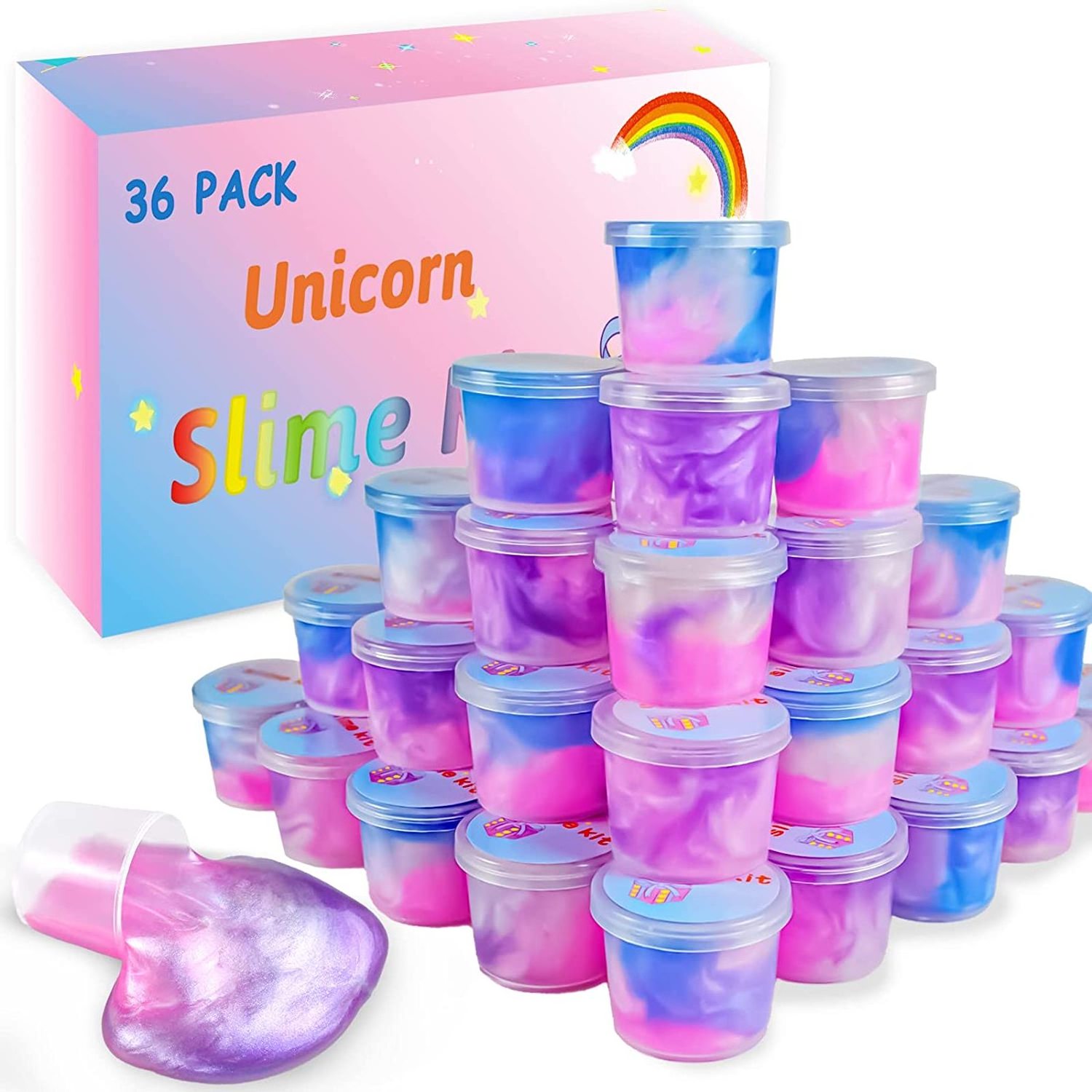 hot colorful slime lab ocean fruit accessoires toys kit kids playdough tools crystal slime set