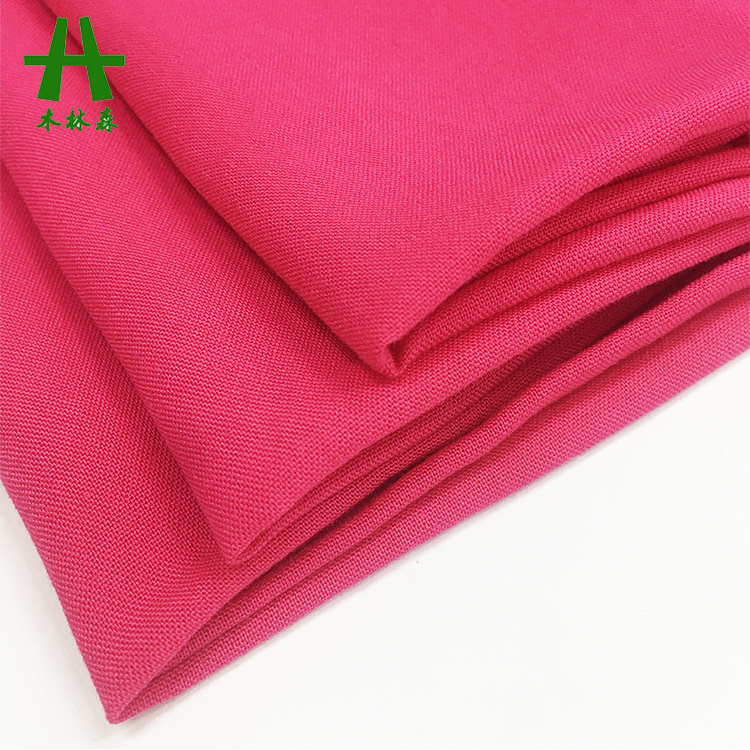 Mulinsen Textile Plain Dyed Woven 30s Kain Rayon Twill Manufacturer