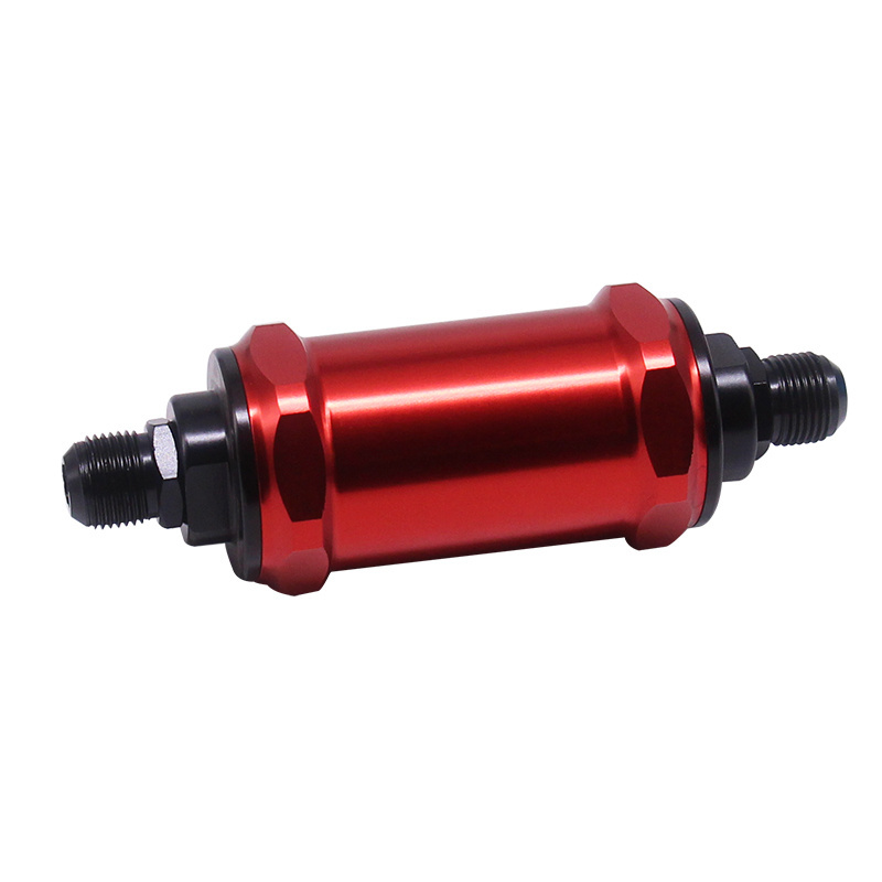 54MM AN6/AN8/AN10 Gasoline Filter Inline Fuel Filter E85 Ethanol with Stainless Steel Holder