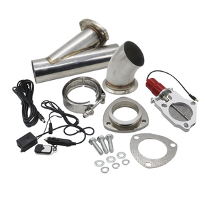 New 2"/2.25"/2.5"/3" inch Electric Stainless Exhaust Cutout with Remote control With Be cut Pipe Exhaust Cut out Kit