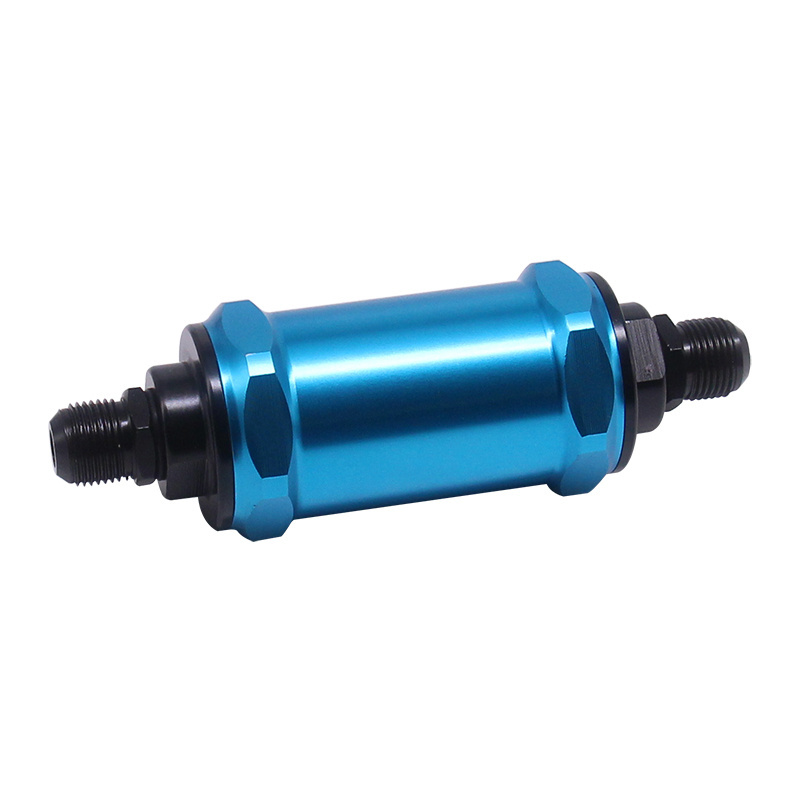 54MM AN6/AN8/AN10 Gasoline Filter Inline Fuel Filter E85 Ethanol with Stainless Steel Holder