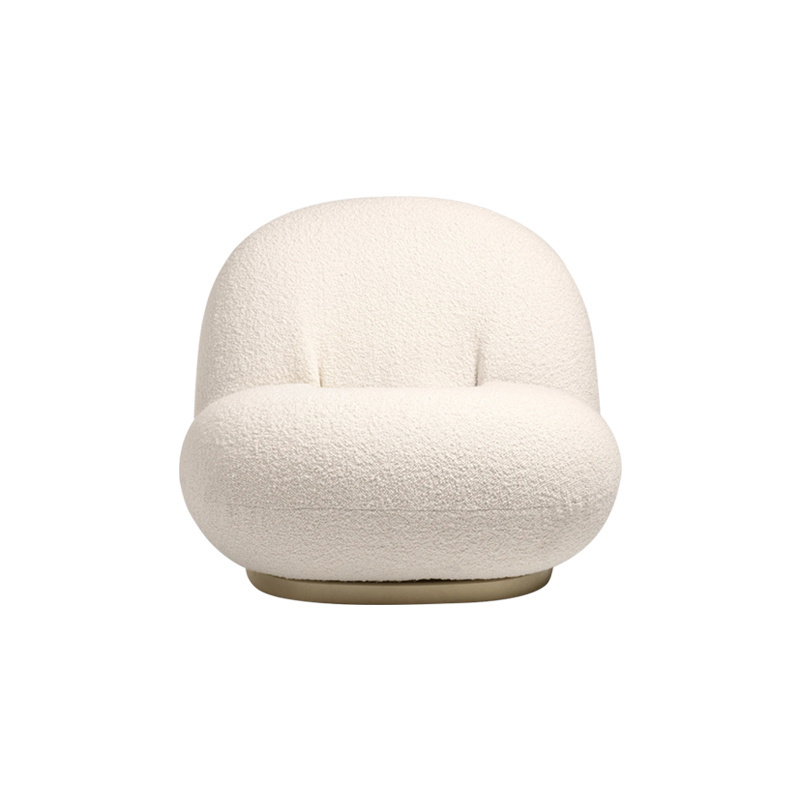 Nordic Style Teddy Velvet Accent Chair Hotel Yasite Fancy White Design Living Room Furniture Gubi Pacha Lounge Chair