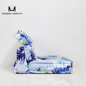 Nice Patterned Living Room Armchair High Quality Floor Sofa Couch Amazing Adjustable Lounge Chair Cozy Relax Lazy Single Sofa