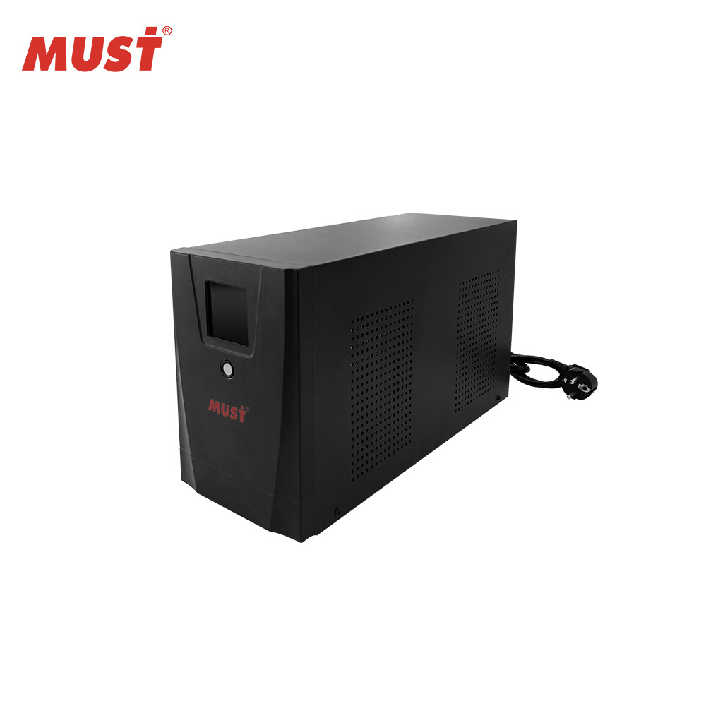 MUST Brand standby  UPS EK series 500VA 600VA 800VA 1000VA 1200VA 1500VA 2000VA 3000VA offline UPS backup power supply