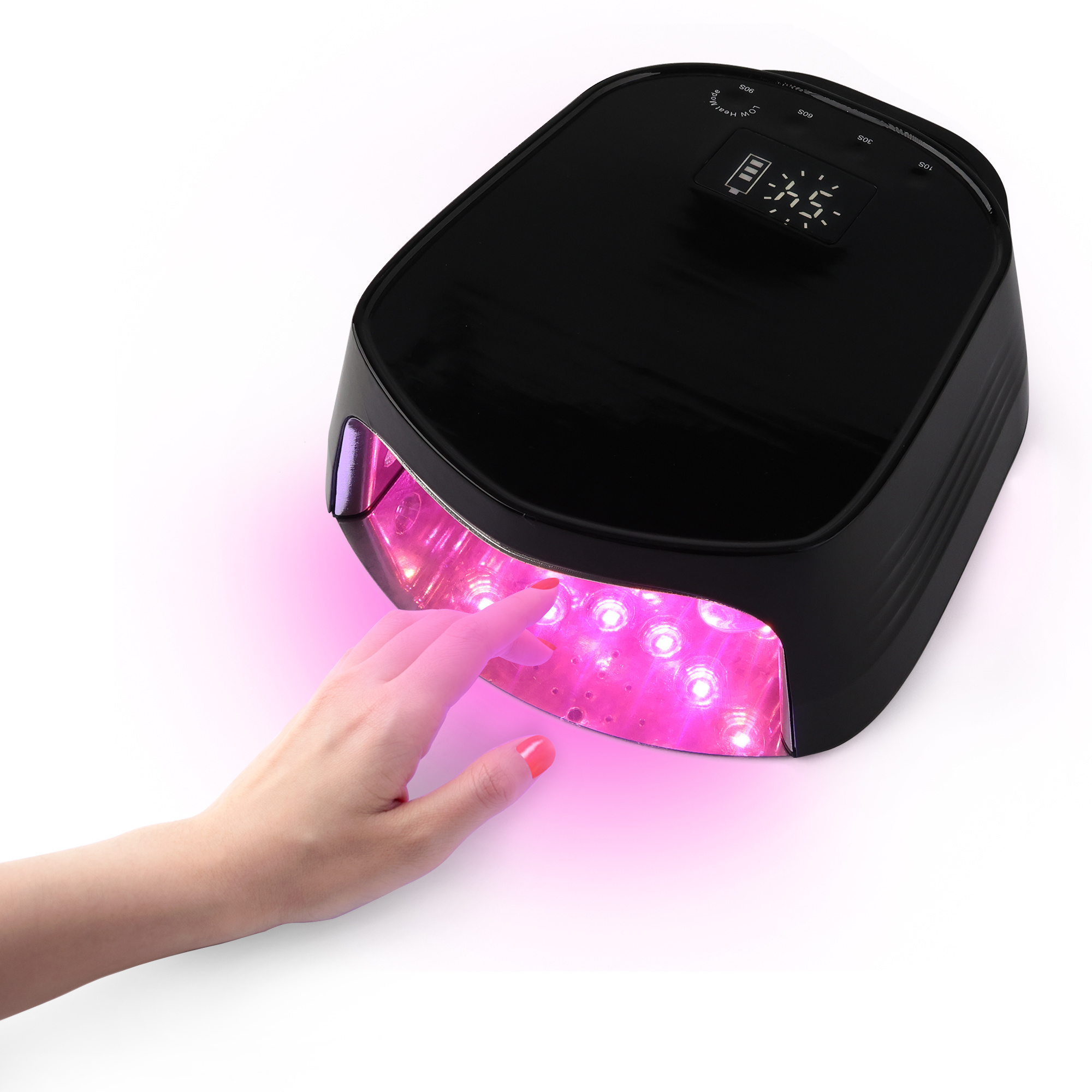 2024 new 96w Fast Dry Salon Home Uv dryer nail lamp professional portable rechargeable nail lamp