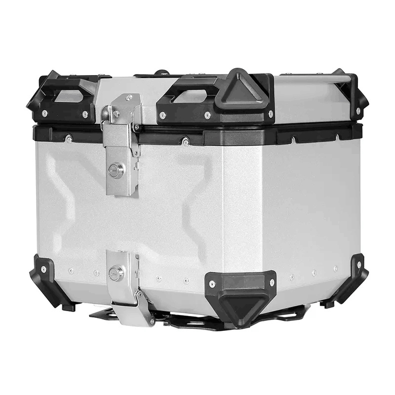 36L/45L/55L/65L/80L/100L Waterproof delivery tail box motorcycle aluminum trunk top case box for motorcycle