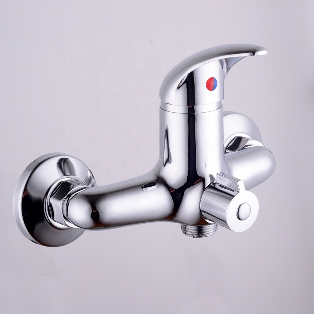 Minwei High Quality Durable Shower Mixer Mounted Bath Tub Mixer Zinc Body Faucet Wall mounted faucet