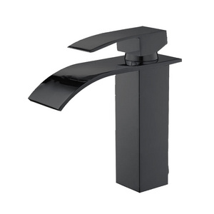 single lever cold and hot pull out chrome mixer taps lavatory basin tap faucet gold and black waterfall faucet brass