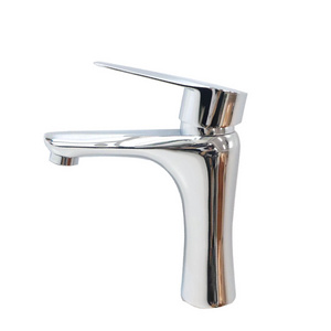 tall brushed nickel farmhouse  hot and cold water wall bathroom wash brushed nickel basin seperate faucet for lavatory