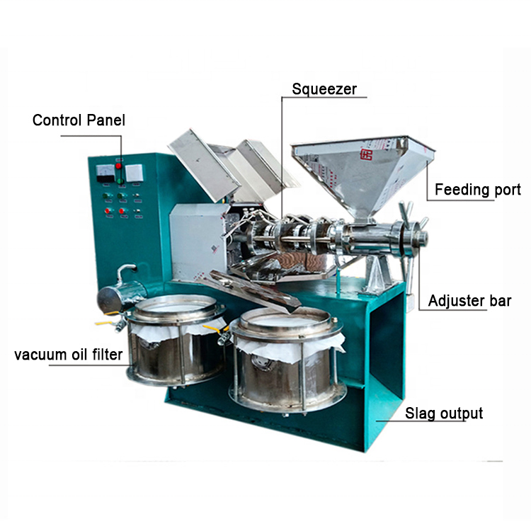 cooking oil making machine 100 kg per hour cold and hot press oil extraction machine oil press machine for groundnuts