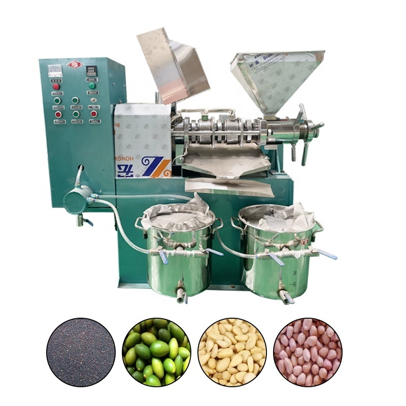 Factory Price Homemade Cotton Seed Cashew Soybean Sunflower Oil Press Processing Castor Oil Extraction Machine