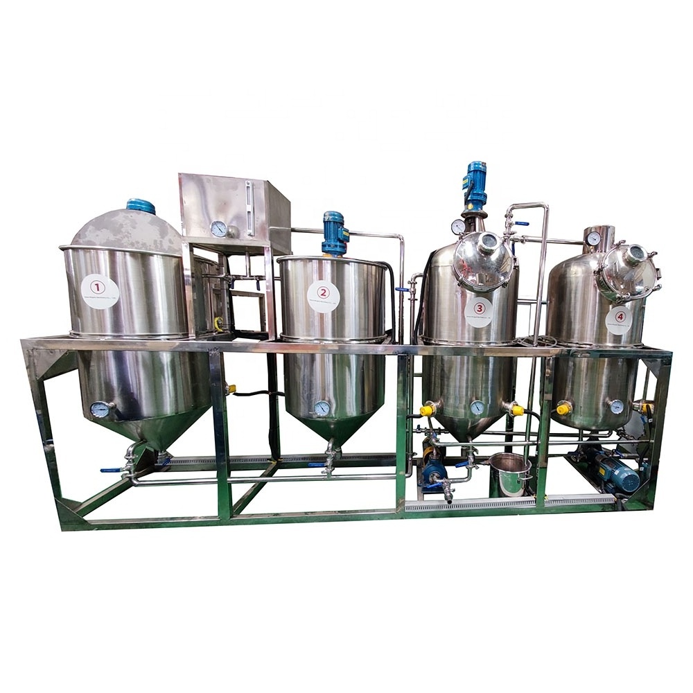 crude oil refinery plant heavy oil refinery thin film method distillation machine to refine used coconut oil