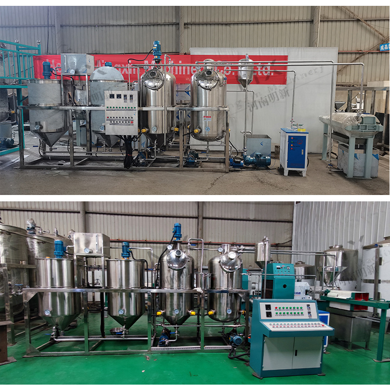 machine of refining waste oils and turn to diesel batch type edible oil refining machine