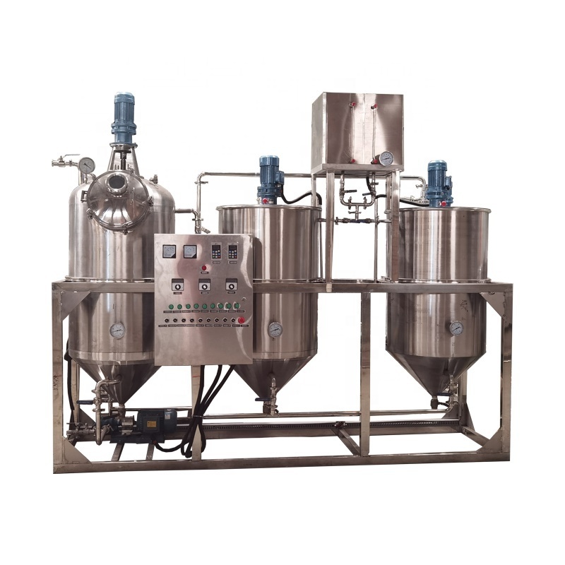 Oil factory edible oil refinery machine palm soybean oil refined  refining machine