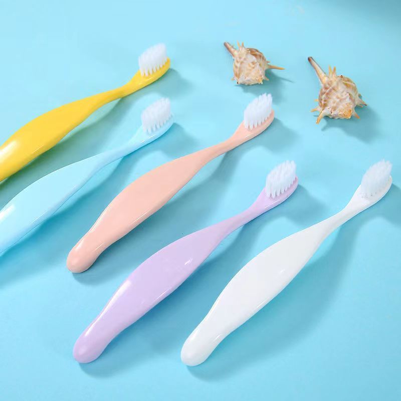 Japanese Children's Toothbrush Soft Hair Ultra Fine Macarone Candy Cartoon Cute Baby Toothbrush