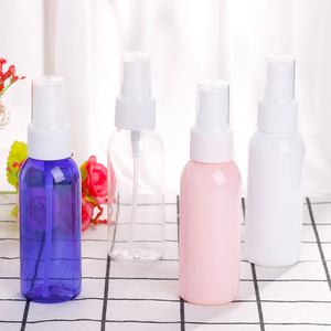 Hot sale high quality  perfume 2 oz  60ml 120ml pet empty spray perfume plastic bottles for cosmetics