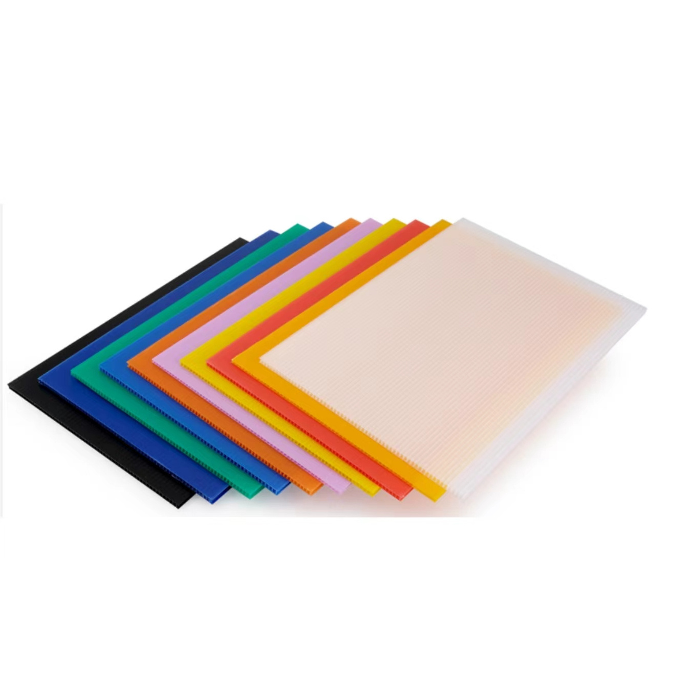 Manufacturer Wholesale Best price Stackable Antistatic Coroplast Hollow Sheet pp plastic sheet Board