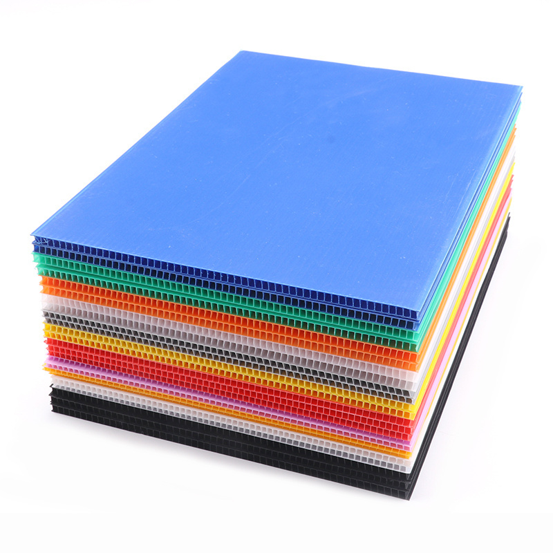 High Quality popular Customized colour waterproof Hollow Plastic sheet Coroplast Sheet pp plastic sheet