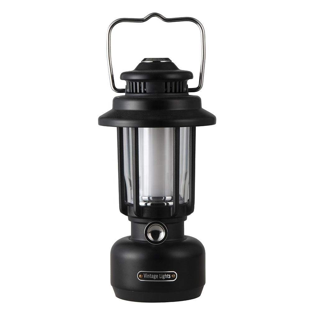 NF Outdoor Tent Decorative Light Hanging Mini Portable Collapsible Fire Flickering Flame Led Camping Lantern