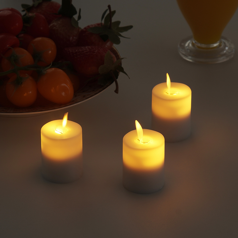 LED Candle Night Lights Swing Flame Wedding Party Hotel Dinning Restaurant Home Decoration Flameless Desk Candle tealight