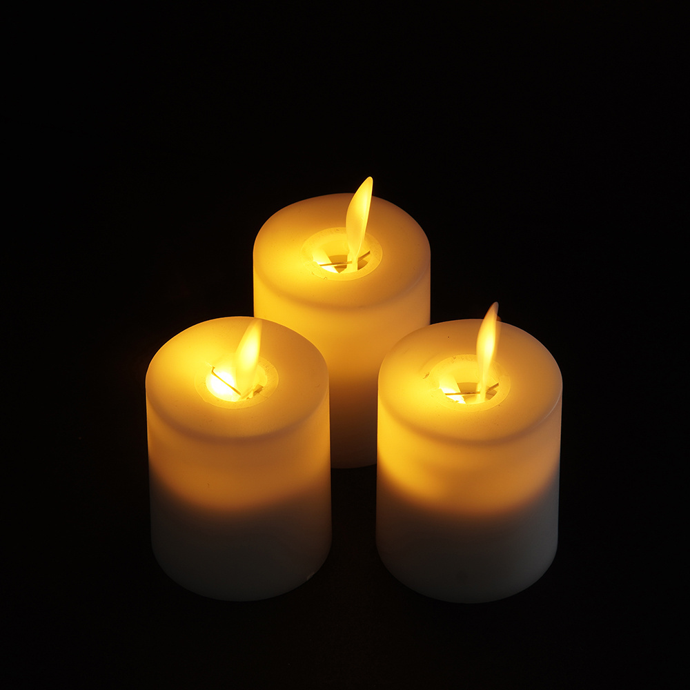 LED Candle Night Lights Swing Flame Wedding Party Hotel Dinning Restaurant Home Decoration Flameless Desk Candle tealight