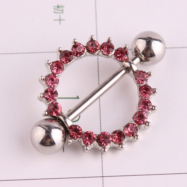 LOW MOQ Unique Jewelry Female Stainless Steel Nipple