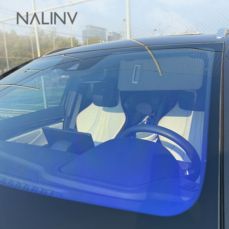 Color Change Windshield Glass Tinted Film Self Adhesive Blue Purple Car Window Glass Chameleon Solar Film