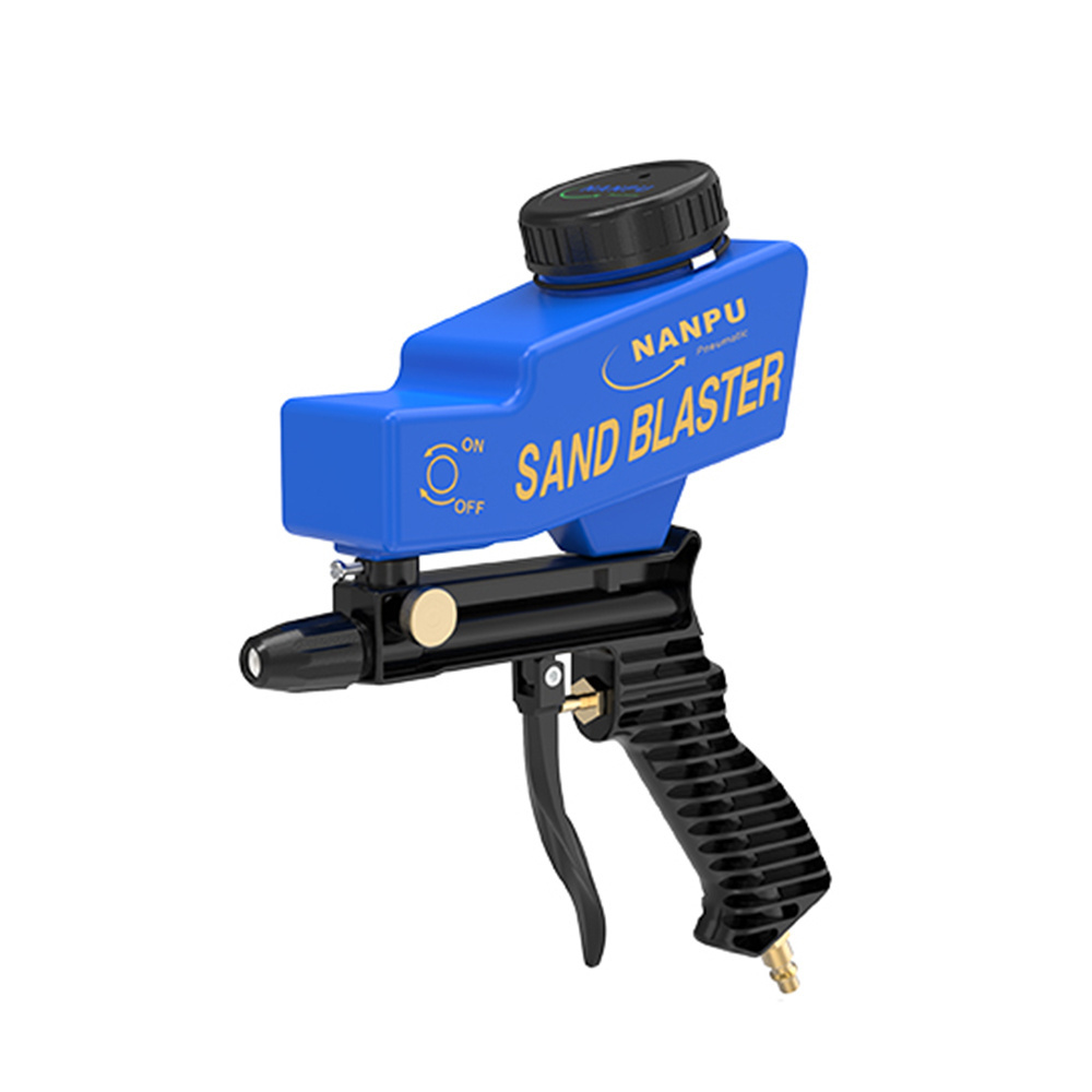 Air Hand Held SandBlaster Gun Sand Blasting Abrasive Gun Ceramic Nozzles small portable pneumatic sandblasting gun