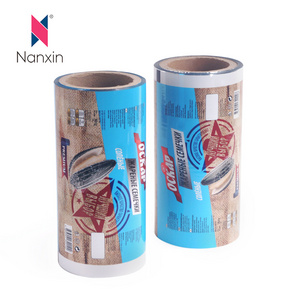 Printed Laminated Food Snacks Packaging Plastic Roll Film Flexible Wrapping Film Roll Aluminium Foil Packaging Film