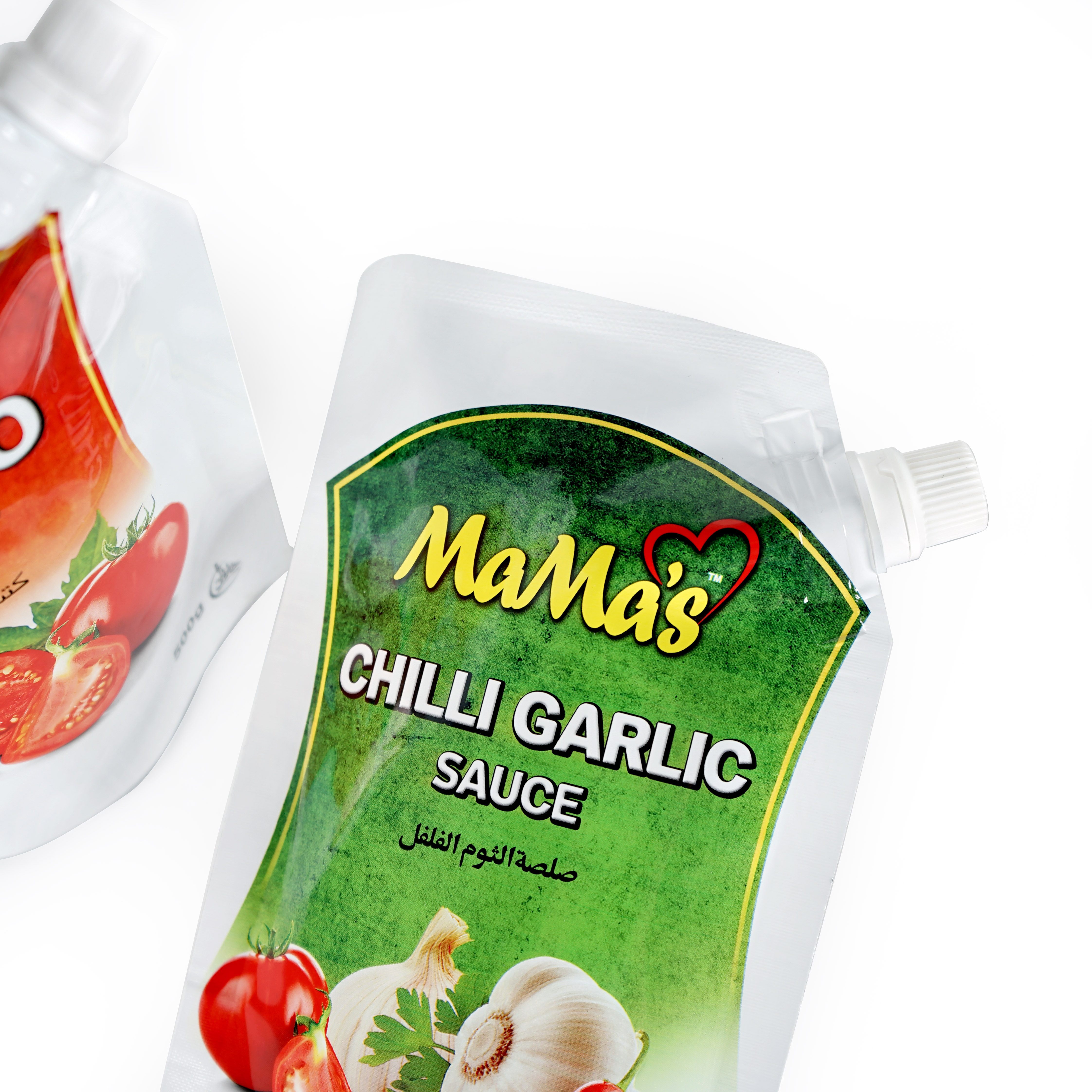 Top Quality Tomato Ketchup Condiment Chilli Garlic Stand Up Pouch Plastic Packaging Bags Knorr Sauce Packets