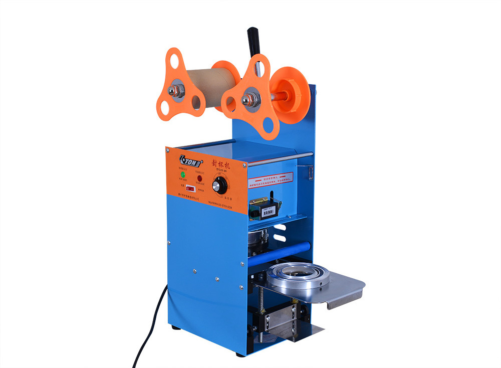 Good Quality Semi-auto Container Cup Sealing Machine 90mm Bubble Tea Cup Sealing Machine