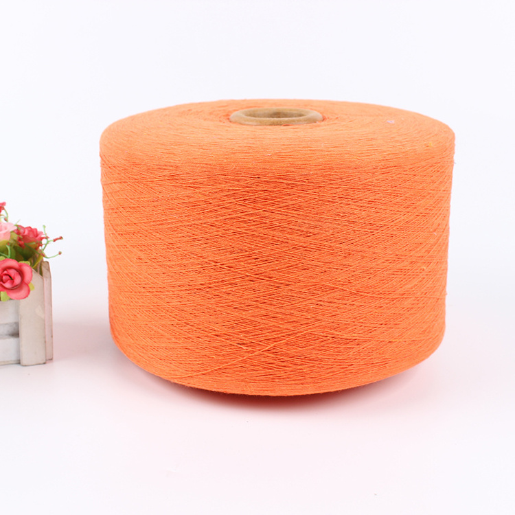 Regenerated Cotton polyester yarn Ne16s 20s cotton yarn price