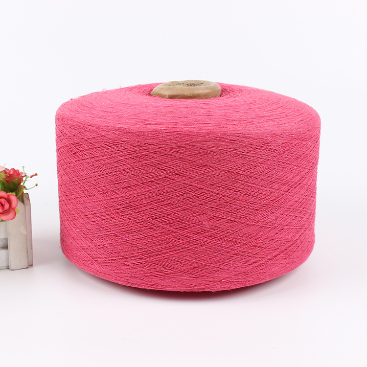 Wholesale high tenacity polyester yarn dyed polyester yarn for crochet bags and braided belts