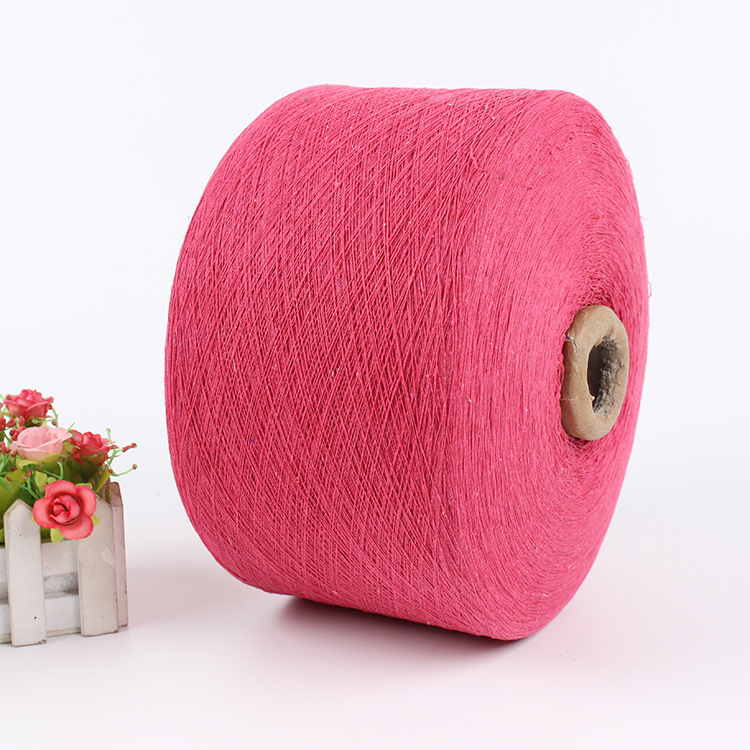 Wholesale high tenacity polyester yarn dyed polyester yarn for crochet bags and braided belts