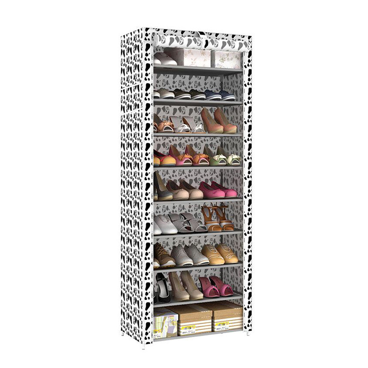 Shoe Rack Shoe Storage Organizer Cabinet Tower with Non-Woven Fabric