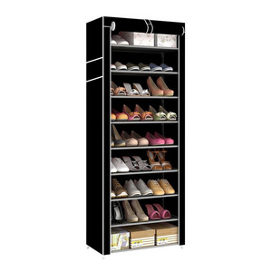 Shoe Rack Shoe Storage Organizer Cabinet Tower with Non-Woven Fabric